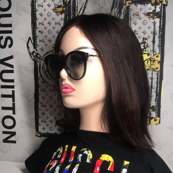 New Authentic Gucci Black Sunglasses GG0653SZ 001 - Picture 5 of 14